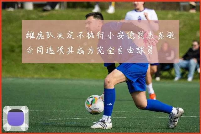 雄鹿队决定不执行小安德烈杰克逊合同选项其成为完全自由球员
